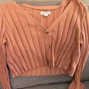 Aeropostale Women's Dusty Rose Cardigan